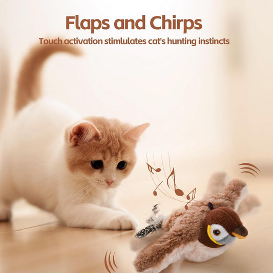 FlapChirp – Interactive Flapping & Chirping Bird Toy