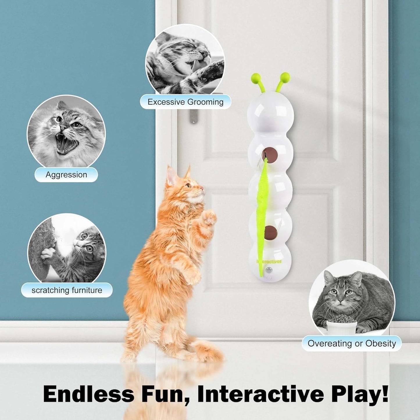 🐾Whirlie - Smart Motion Cat Toy