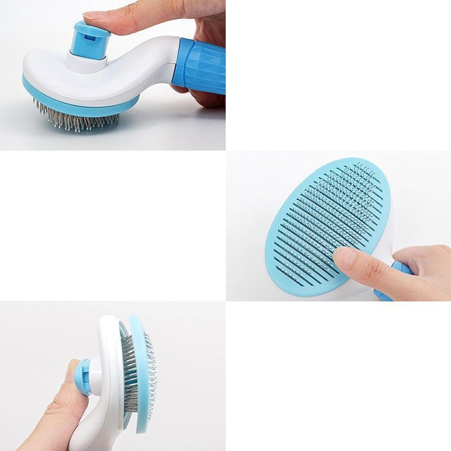 Self-Cleaning Slicker Brush