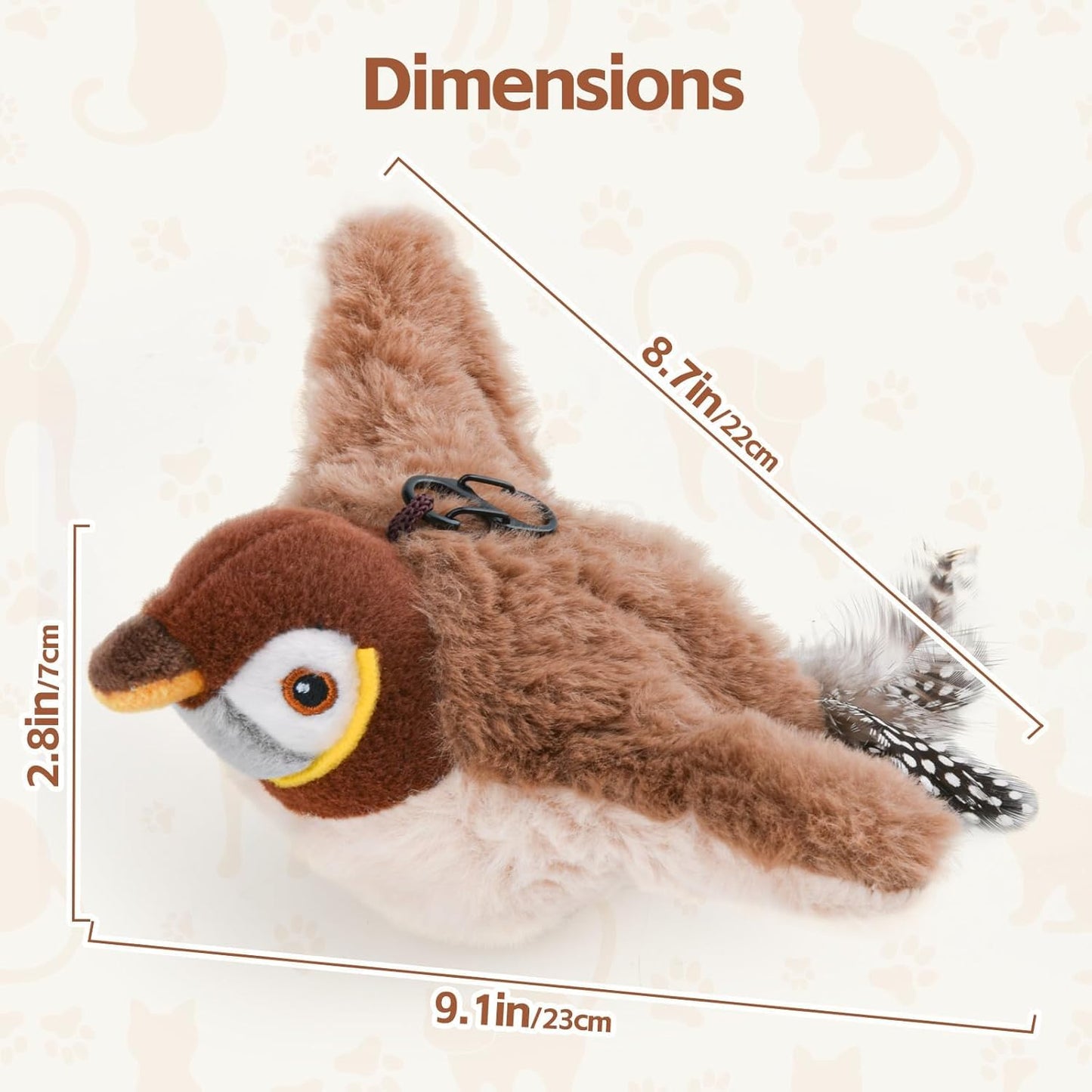 FlapChirp – Interactive Flapping & Chirping Bird Toy