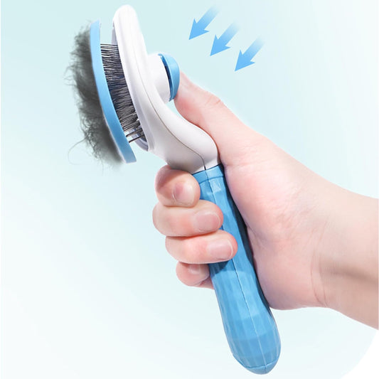 Self-Cleaning Slicker Brush
