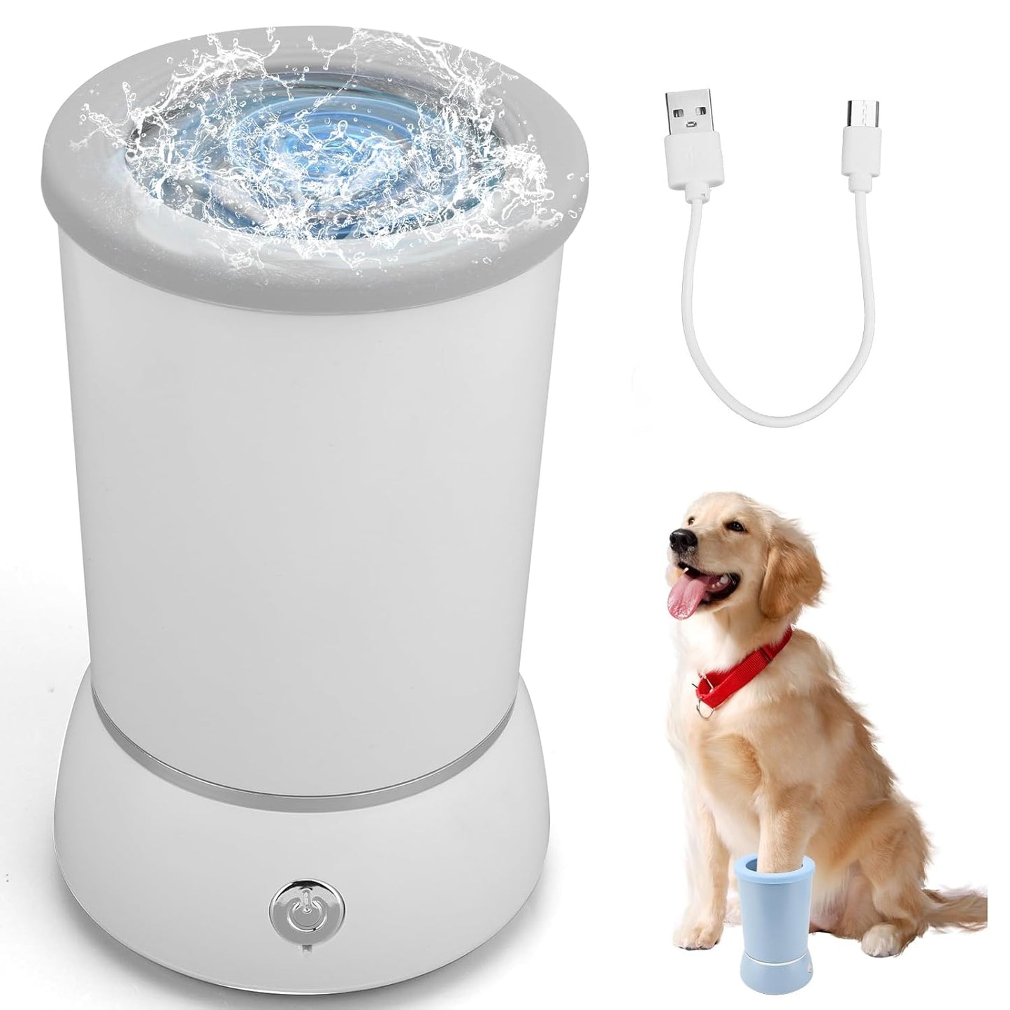 🐾PawPulse – Automatic Pet Paw Cleaner & Massager