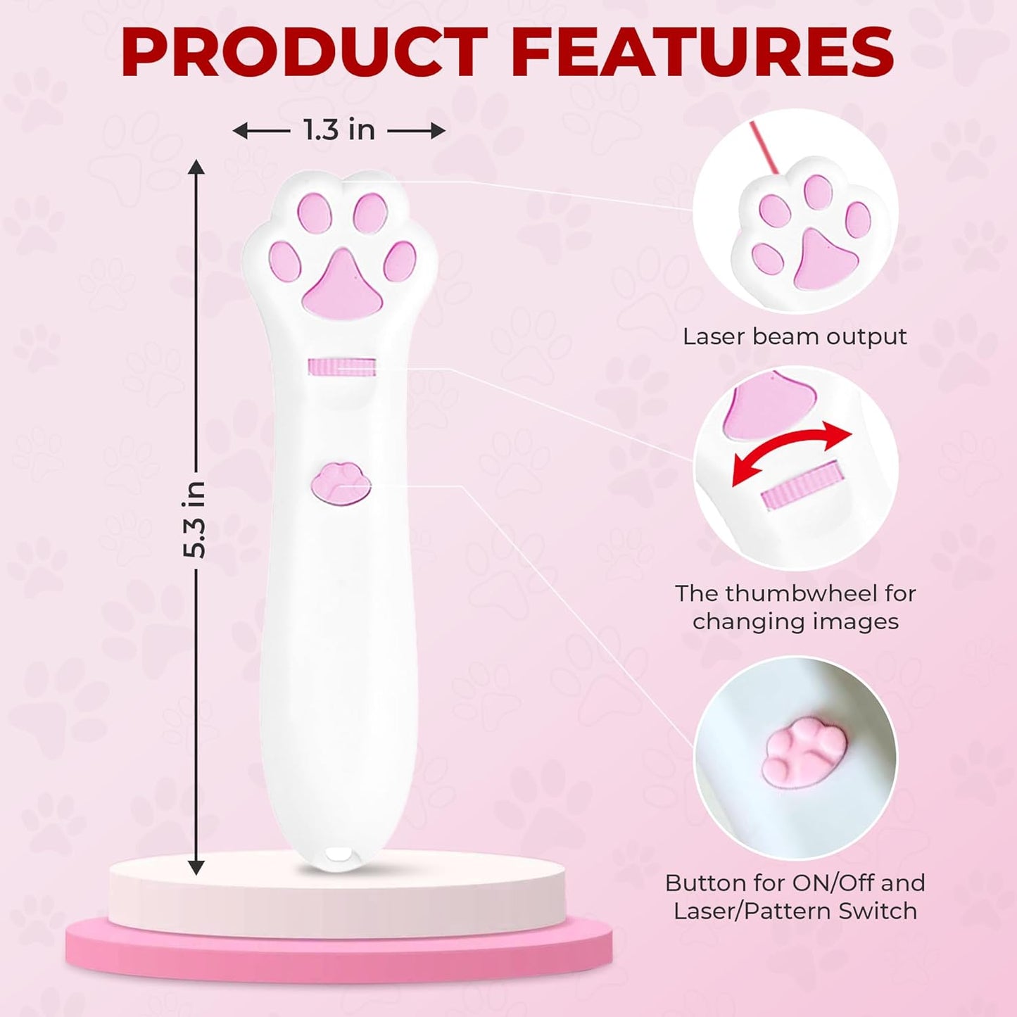 ProjectPlay – Interactive Wall Image Projector for Pets