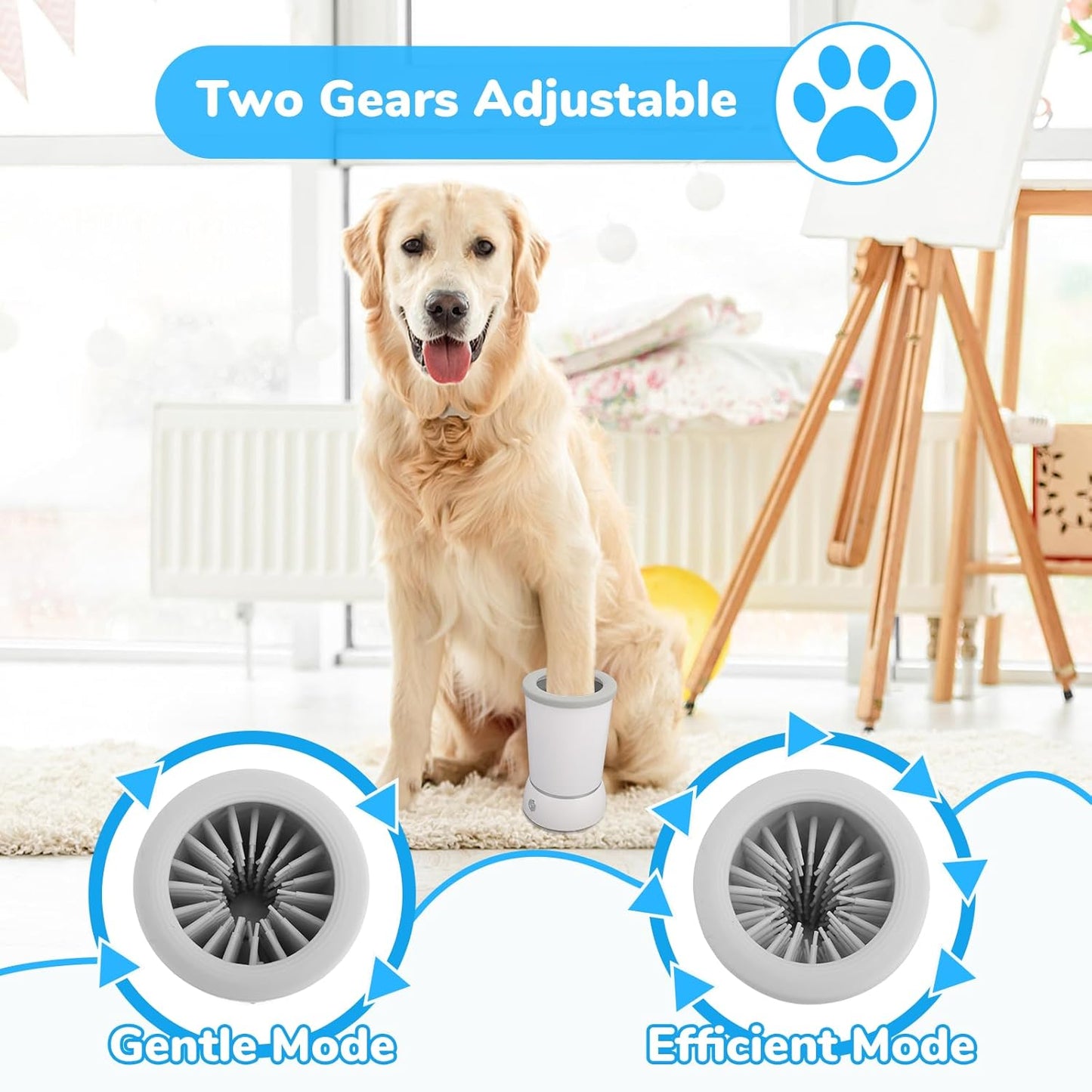 🐾PawPulse – Automatic Pet Paw Cleaner & Massager